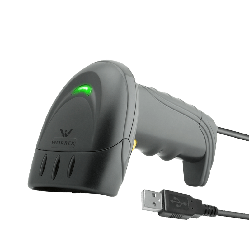 เครื่องสแกนบาร์โค้ด WORREX รุ่น W-520 (1D LASER)